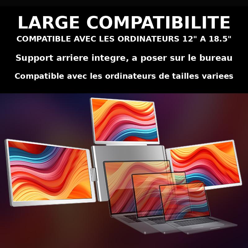 Ecran Triple 16'' - 16:9 - 1920*1200 - Full HD